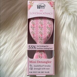 Wet Brush LoveShackFancy Mini Detangler - Pink Floral